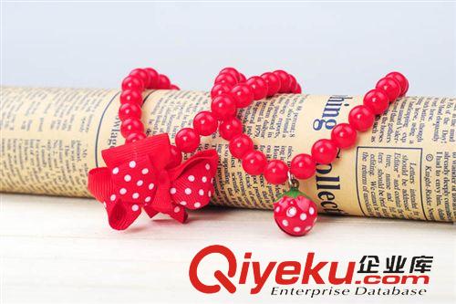 寵物飾品 紅紅草莓白點(diǎn)點(diǎn)蝴蝶結(jié)寵物項(xiàng)鏈  狗狗貓項(xiàng)圈飾品卡通珠鏈鈴鐺