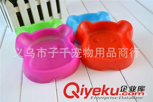 寵物日用品 廠家直銷 寵物笑臉小號(hào)塑料單碗 狗碗食碗水碗 寵物用品批發(fā)原始圖片3