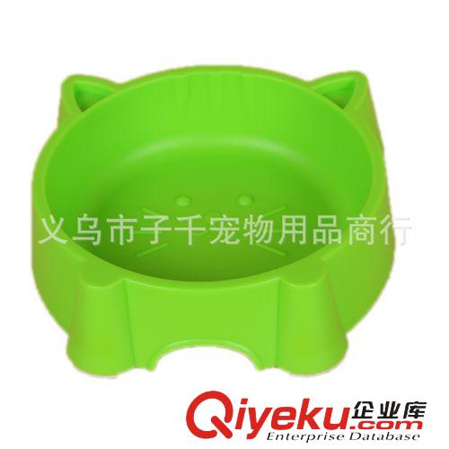 寵物日用品 廠家直銷 貓臉塑料小號單碗 狗碗食碗水碗 寵物用品批發原始圖片3