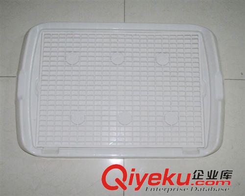 狗廁所 寵物用品批發(fā) 豪華帶立柱網(wǎng)格寵物廁所 狗廁所  加厚免尿片原始圖片2