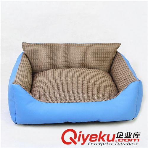 狗窩 泰迪比熊寵物窩 貓窩 夏天清爽涼席窩可拆洗涼席寵物窩 狗窩原始圖片3