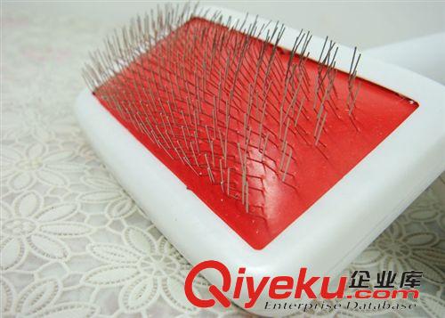 梳子 超便宜+白色握柄寵物梳子+寵物密梳+針式寵物梳+超密寵物梳原始圖片3