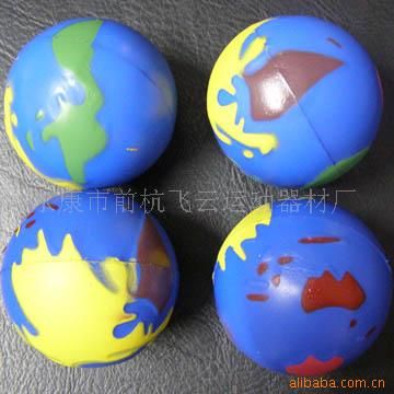 PU地球 供應6.3CM PU地球/手感軟不拍摔不怕捏/顏色可訂做