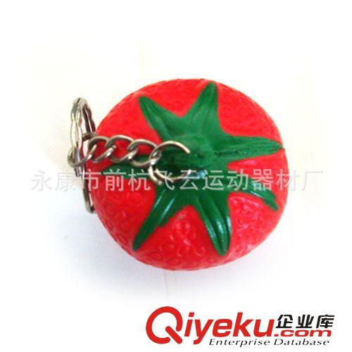 PU鑰匙扣 加工或定制 PU發(fā)泡草莓鑰匙扣 男女通用 地?cái)傌?可小批量混批