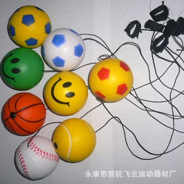 PU穿線球 【現貨】【定制】6.3手指球，義烏市場爆款。可混批