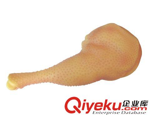 食物類玩具 環(huán)保搪膠雞腿小狗玩具小狗訓練用品原始圖片2