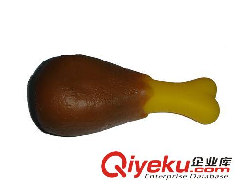 食物類玩具 環(huán)保搪膠雞腿小狗玩具小狗訓練用品原始圖片3