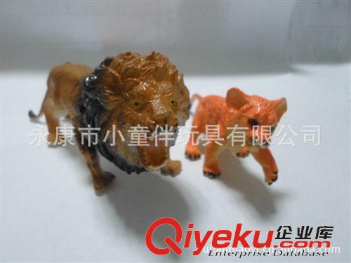 注塑塑料玩具 2013流行產(chǎn)品23款PVC注塑仿真動(dòng)物，大小獅子，星巴克原始圖片2