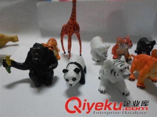 注塑塑料玩具 2013流行產品23款PVC注塑仿真動物，大小老虎，高度仿真，外貿