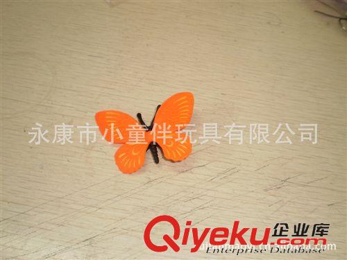 注塑塑料玩具 2012新款 注塑小動物 蝴蝶 可愛 批發(fā)商品