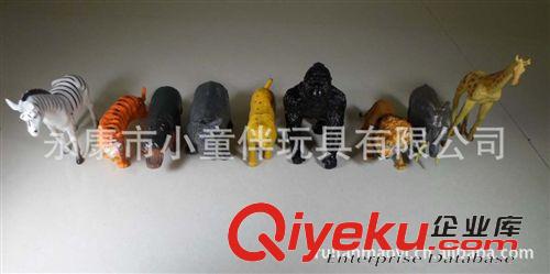 玩具 2013流行產(chǎn)品23款PVC注塑仿真動物，大小老虎，高度仿真，外貿(mào)