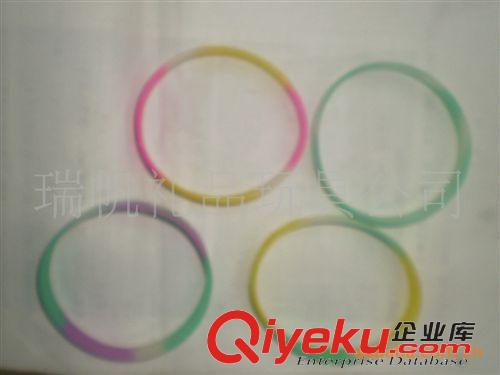 硅膠手鏈、手環(huán)、橡皮筋 促銷禮品硅膠手環(huán)，和平標志夜光彩色硅膠手環(huán)原始圖片3