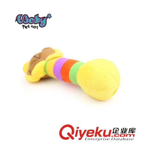 VICKY系列 VICKY犬玩具咬繩發聲音/小型寵物玩具/狗狗毛絨益智/蜜蜂裝狗狗原始圖片2