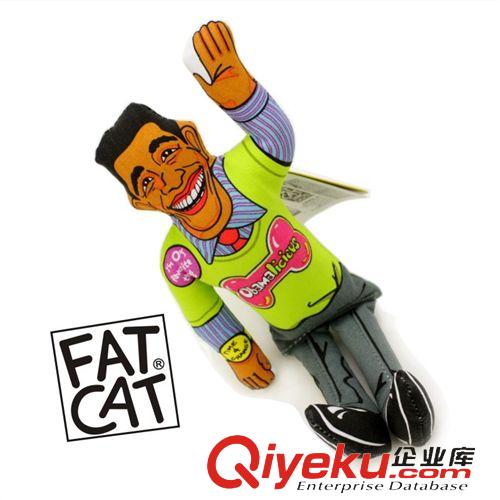 寵物玩具 出口美國寵物玩具尾單FATCAT 純棉布發(fā)聲耐咬潔齒互動貓狗玩具