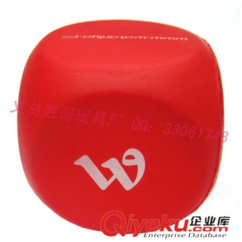 新款 廣告類 廠家批發(fā) PU篩子 PU骰子 PU正方形6*6*6CM色子 創(chuàng)意禮品定制原始圖片2