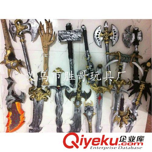八月新品 新款上市 PU雙刃斧頭兵器 鬼節兵器批發