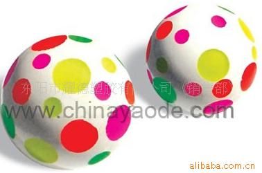 印刷球 斑點(diǎn)球 兒童玩具球 促銷禮品球