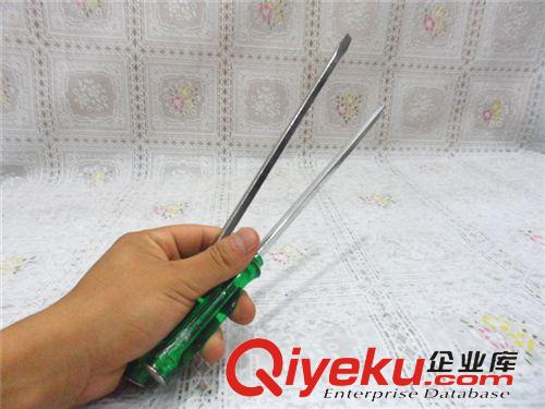 五金工具 8寸水晶穿心桿螺絲刀 結(jié)實耐用 兩元店貨運 廠家直銷 地攤熱賣原始圖片2