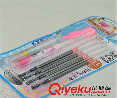 辦公  文具 2+4情侶中性筆 浪漫情侶筆 兩元店專批 辦公文具 2元店貨源原始圖片2