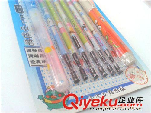 辦公  文具 2+6可擦中性筆 辦公文具 2元店專批 兩元店貨源 廠家直銷原始圖片2