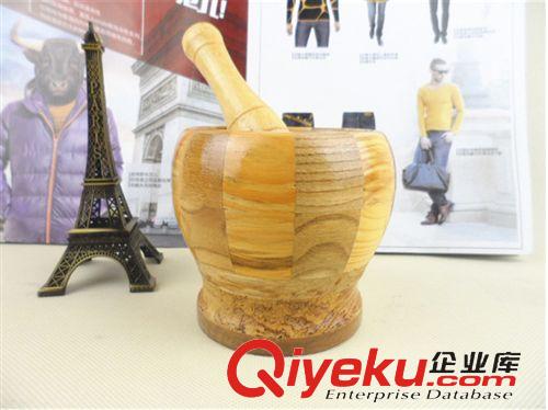 9.9日常用品 10元店廚房用品專批實木搗蒜罐批發(fā)拼接搗蒜器木頭大號搗蒜缽直銷原始圖片2