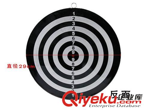 9.9玩具系列 29CM飛鏢盤(pán)批發(fā)家用健身雙面植絨無(wú)網(wǎng)飛鏢靶套裝飛鏢盤(pán)送4支飛鏢原始圖片3