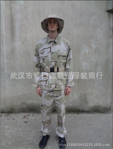 外軍迷彩服 廠價直銷外貿外軍迷彩服 戶外運動服裝 BDU三沙沙漠 jy迷彩服原始圖片3
