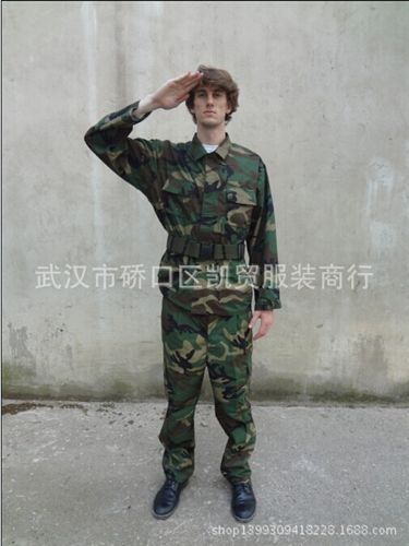 外軍迷彩服 廠價直銷戶外服裝外軍外貿BDU叢林迷彩服外軍迷彩服特戰服T/C6535原始圖片2