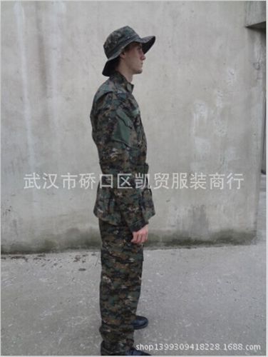 外軍迷彩服 廠價直銷外貿外軍迷彩服 戶外運動服裝 ACU叢林數碼jy迷彩服原始圖片2