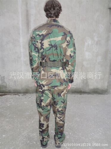 外軍迷彩服 廠價直銷外貿外軍迷彩服 戶外運動服裝 ACU  CS 森林叢林迷彩服原始圖片3