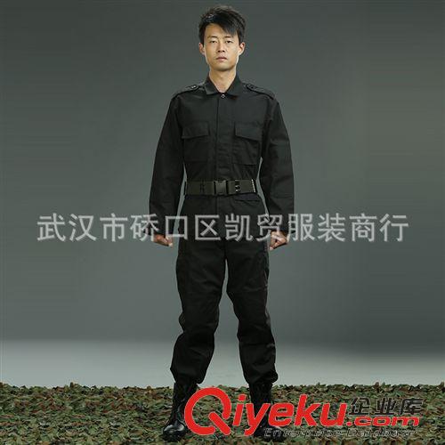 外軍迷彩服 廠價直銷外貿外軍作訓服運動戶外服裝BDU黑色常規版jy作訓服