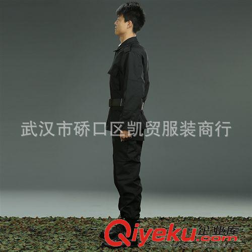 外軍迷彩服 廠價直銷外貿外軍作訓服運動戶外服裝BDU黑色常規版jy作訓服原始圖片2