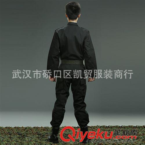 外軍迷彩服 廠價直銷外貿外軍作訓服運動戶外服裝BDU黑色常規版jy作訓服原始圖片3