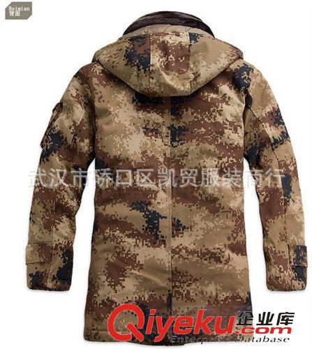 風衣 批發07新式荒漠迷彩大衣保暖迷彩防寒大衣現貨 防水加厚迷彩大衣原始圖片3