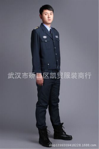 保安服 廠價直銷批發新式春秋款墨綠保安夾克款套服酒店社區保安服原始圖片2