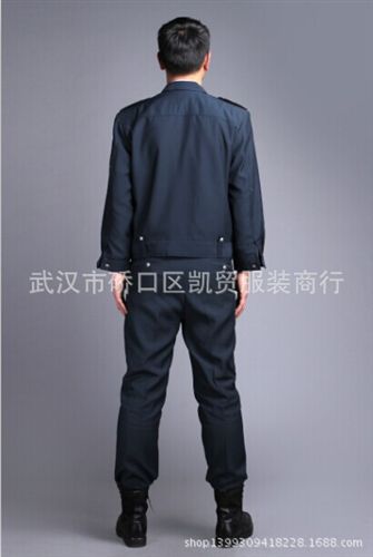 保安服 廠價直銷批發新式春秋款墨綠保安夾克款套服酒店社區保安服原始圖片3