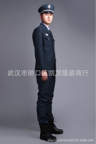 保安服 廠價直銷批發新式春秋款墨綠保安西服款套服酒店社區保安服原始圖片2