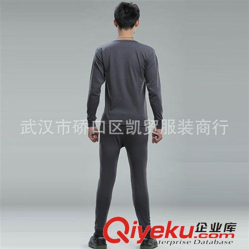 保暖系列 zp07內衣褲軍迷秋衣褲套裝 純棉莫代爾kj吸汗男款一件代發原始圖片3