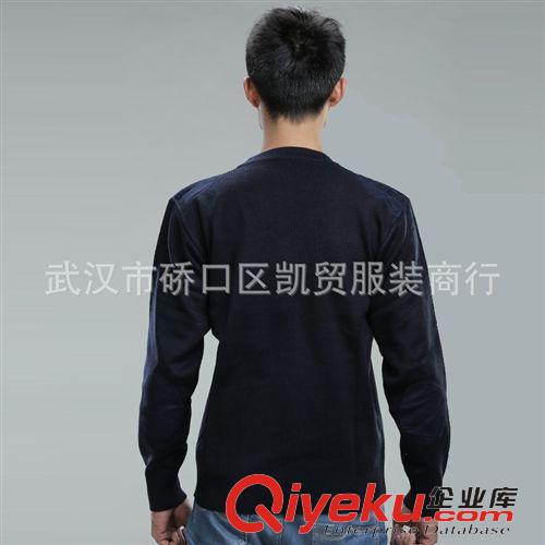 保暖系列 新品批發(fā)專用絲光羊毛衫春秋保暖軍迷男裝毛衣V領(lǐng)羊毛衫一件代發(fā)原始圖片2