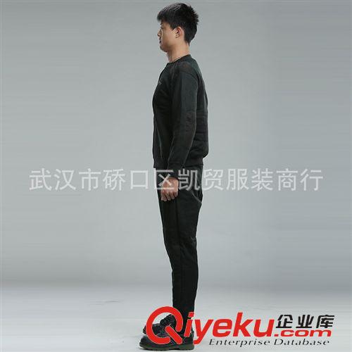 保暖系列 新品戶外套裝保暖內衣男士棉衣運動加厚外套防寒褲加絨一件代發原始圖片2