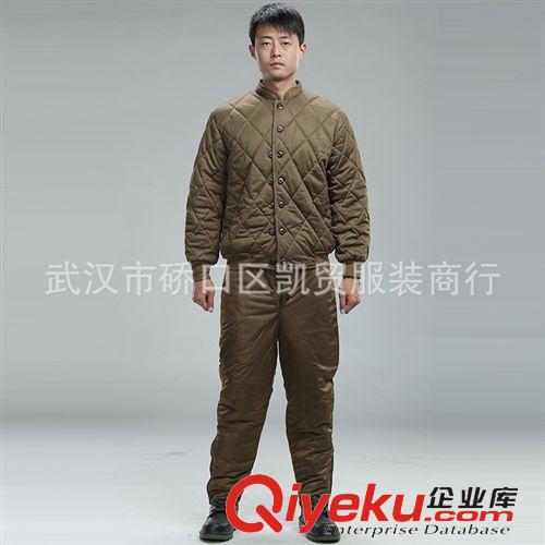 保暖系列 廠價直銷套裝男式棉衣保暖棉服戶外作訓棉衣褲一件代發