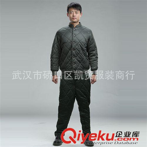 保暖系列 廠價直銷套裝男式棉衣保暖棉服戶外作訓棉衣褲一件代發原始圖片3