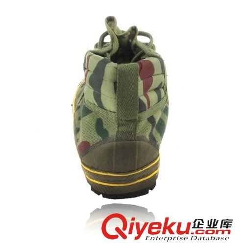 戶外鞋 廠家直銷解放鞋黃膠鞋軍訓鞋軍綠色帆布鞋防滑耐磨高幫迷彩