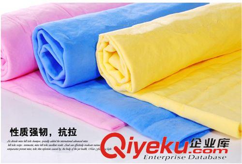  寵物清潔美容工具類 寵物用品 狗貓清潔用品 強力吸水仿鹿皮多用途寵物毛巾多規格批發原始圖片3