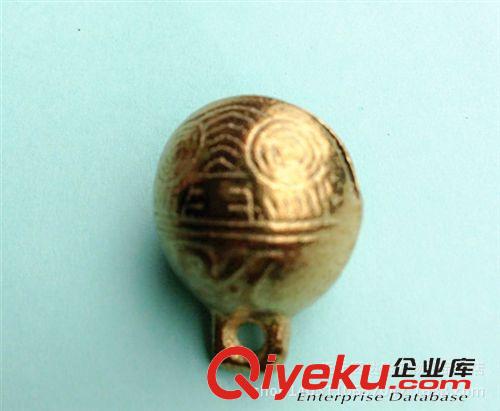  寵物飾品 寵物用品 現貨批發特色狗鈴鐺/寵物掛飾/古法虎頭紋銅鈴鐺 1.6CM
