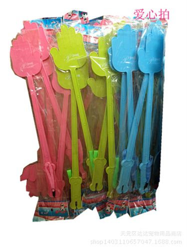  寵物用周邊用品 寵物用品供應(yīng)寵物玩具逗貓訓(xùn)狗小號45CM 新款愛心拍 寵物訓(xùn)導(dǎo)用品