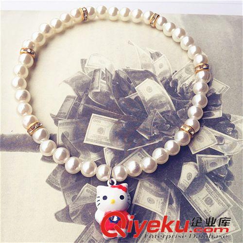 店長(zhǎng)推薦 寵物珍珠DYI卡通鈴鐺 會(huì)響寵物項(xiàng)鏈 貓咪狗狗配飾 寵物飾品原始圖片2