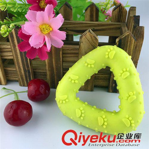 3月上新 三角形TPR寵物玩具 外貿(mào)批發(fā)橡膠md狗狗玩具 環(huán)保寵物用品原始圖片3