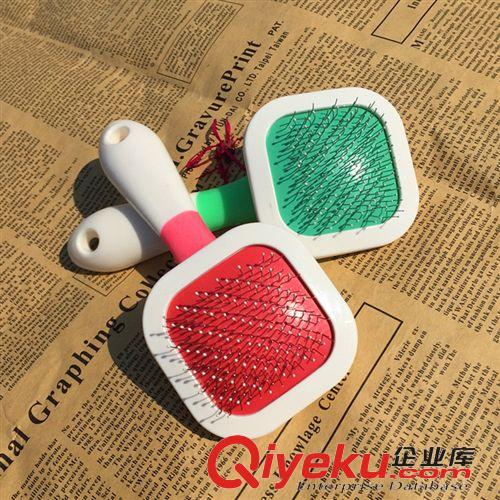 寵物梳子 洗澡刷 釘耙梳 狗狗寵物開結(jié)梳 長(zhǎng)毛厚毛狗專用 am梳