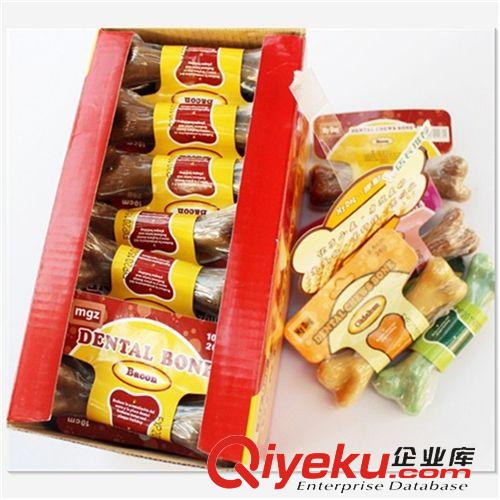 寵物零食 亞禾潔齒骨 小號寵物磨牙骨9.6CM 狗咬膠 狗狗零食 四種味犬零食原始圖片2